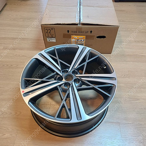 제네시스 GV80 22인치 알루미늄휠 1개
