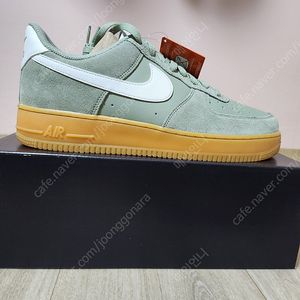 나이키290,나코탭 새상품)나이키 에어포스1 '07LV8 그린 화이트로고