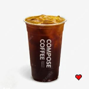 컴포즈커피 아이스 아메리카노 2잔