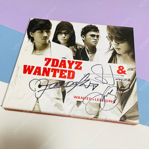 [친필싸인앨범] 원티드 2집 7 Dayz & Wanted 이정 하동균
