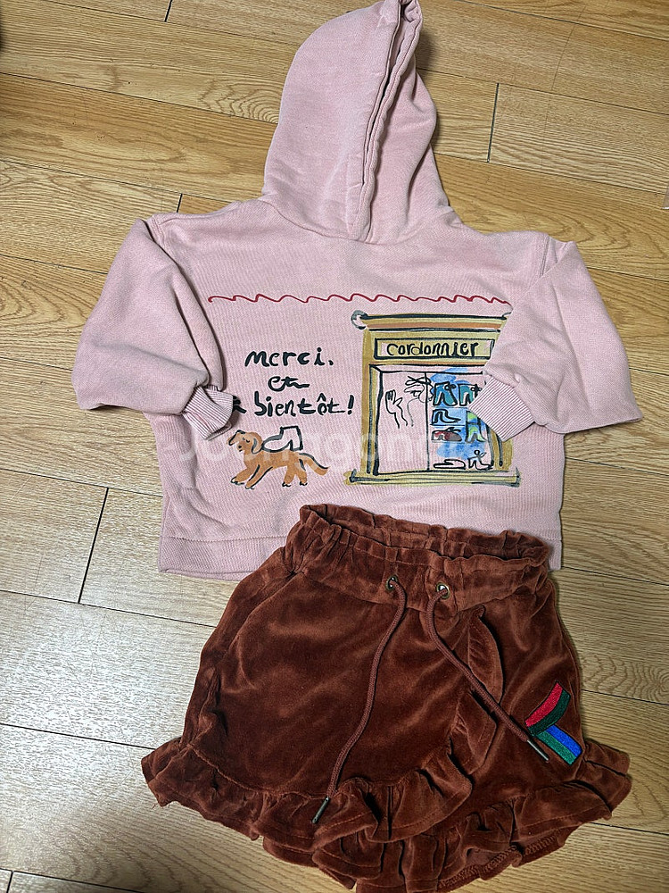 리미떼두두 후드티 치마바지 xs--2