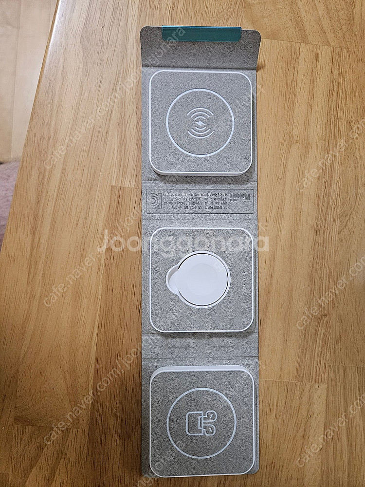 민트 라온 3in1 고속 무선 충전기--2