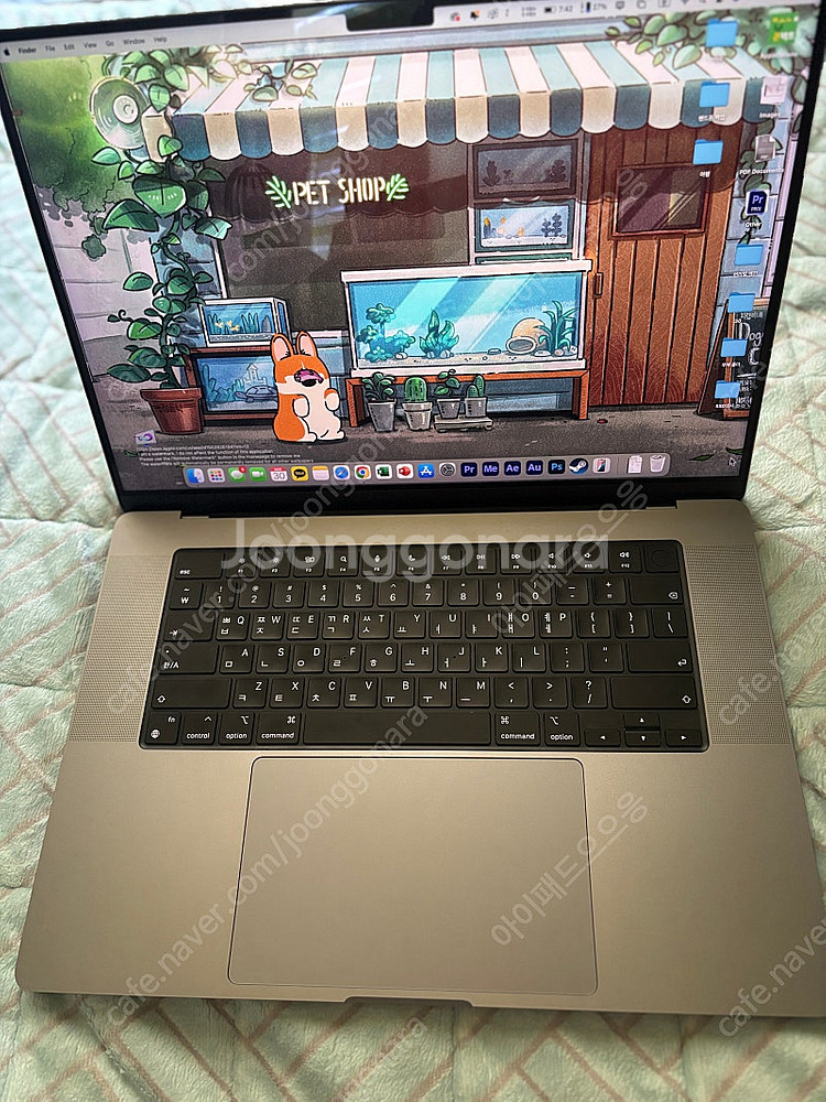 (급처)맥북 프로16인치 스페이스그레이 M1PRO 32...--2