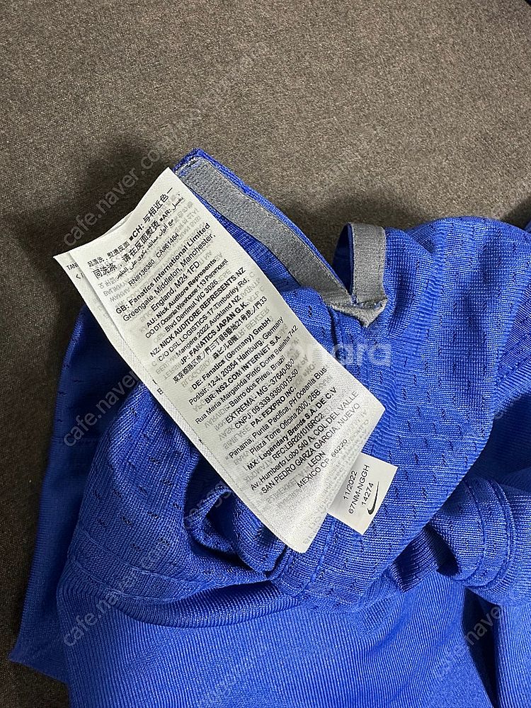 NFL ny New York Giants 뉴욕 자이언츠 미식축구팀 로얄 게임 나이키 져지 사이즈L 미착용새상품--4