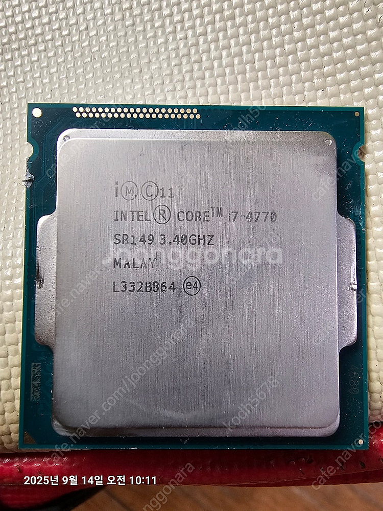 인텔 i7 4770 cpu--0