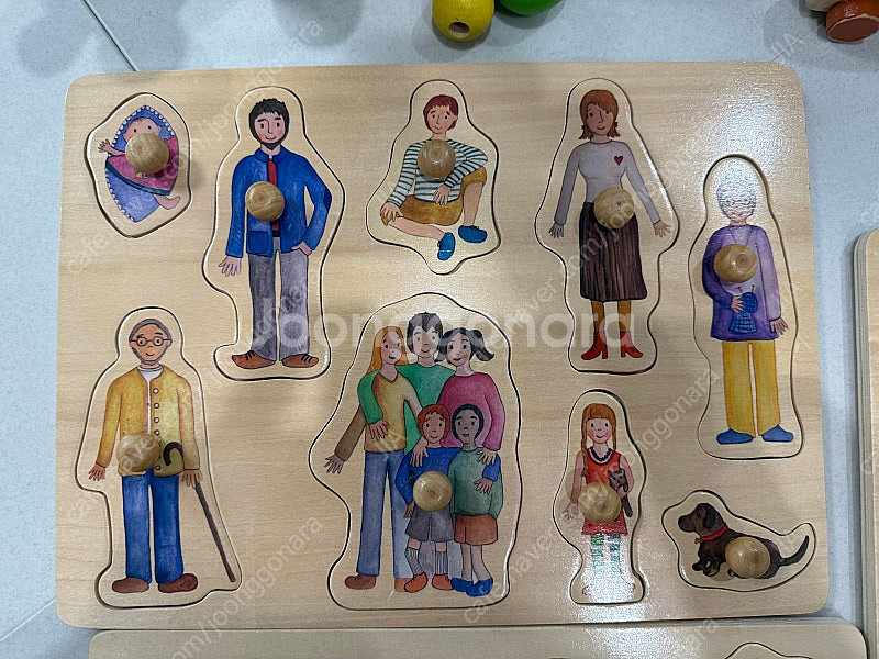 (가격인하) 유아 해외브랜드 나무교구 일괄 (꼭지퍼즐 ...--5