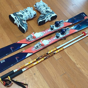 여성 스키 세트( 스키144cm, 부츠235mm )