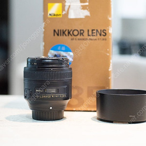 Nikon F Af-s 85mm F1.8G & BW filter