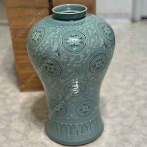 [삼성미술문화재단] 고려청자 복제품 매병 (31cm, 증서포함)