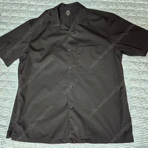 XL 유니클로띠어리 반팔 셔츠 블랙