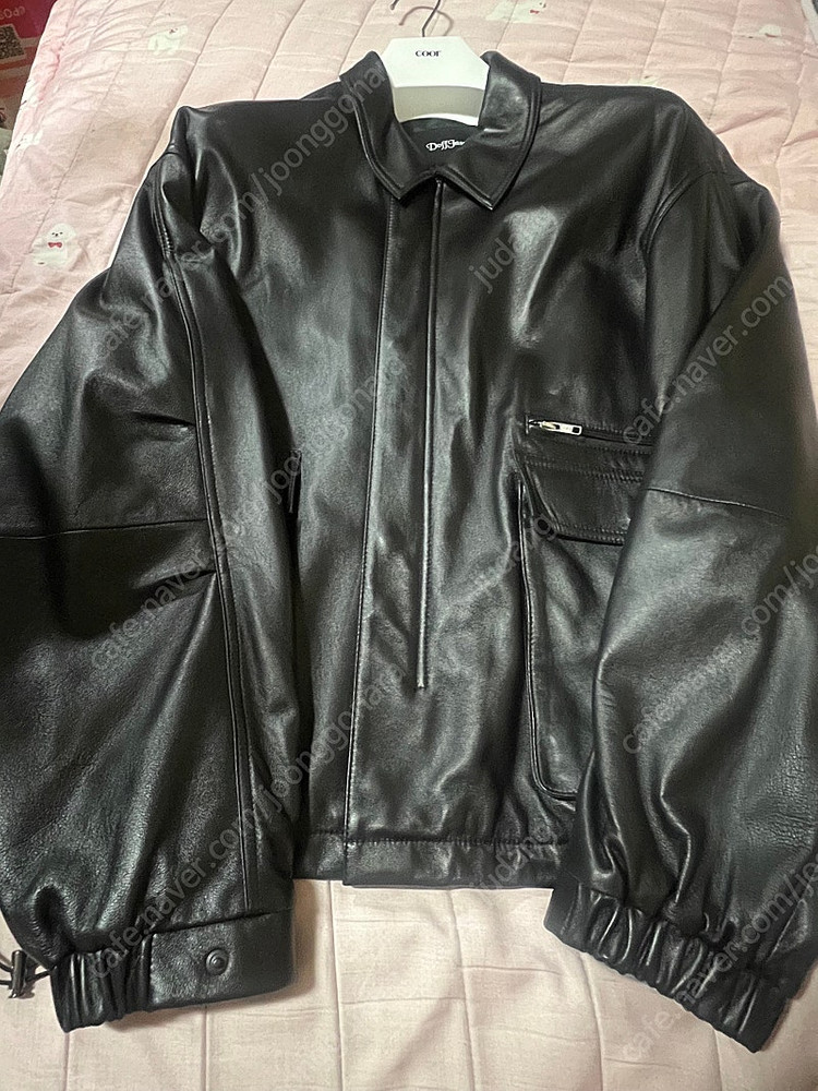 도프제이슨 오버핏 램스킨 블루종 자켓 이미지