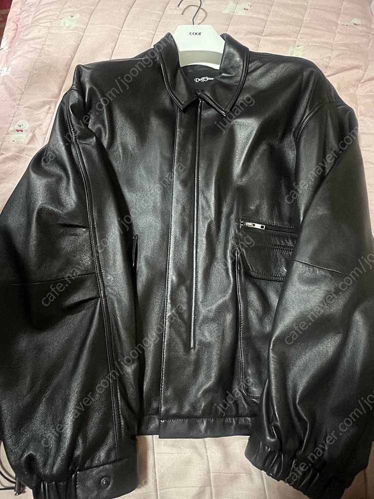 도프제이슨 오버핏 램스킨 블루종 자켓 이미지