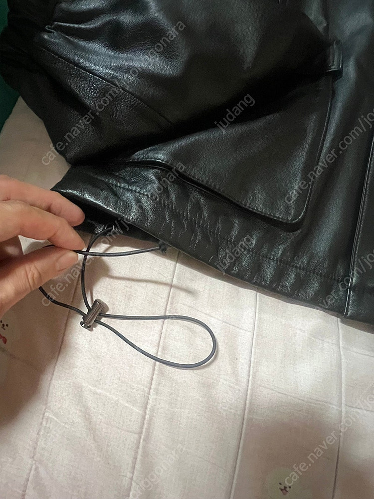 도프제이슨 오버핏 램스킨 블루종 자켓 이미지