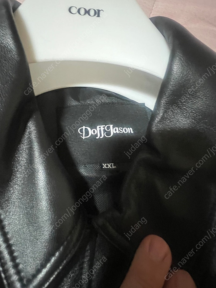 도프제이슨 오버핏 램스킨 블루종 자켓 이미지