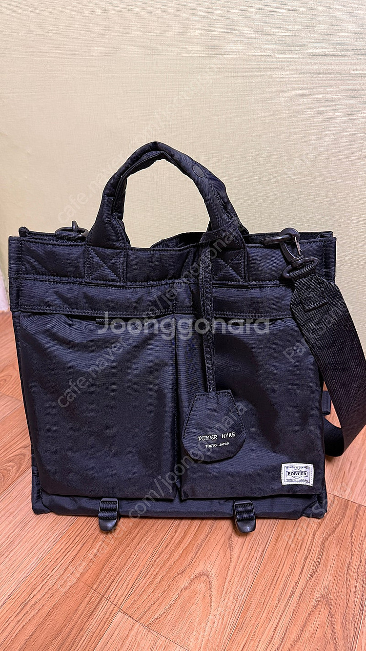 포터 x 하이크 투웨이 토트백 팜--0
