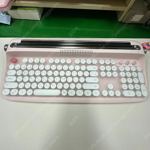 액토 레트로 키보드 B503 핑크 키스킨포함