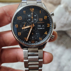 [급처-선착순] Tag Heuer - [손흥민 시계] 까레라 블랙 오토메틱 크로노그래프 스틸밴드CV2A1AB.BA0738 팝니다. 2,900,000원
