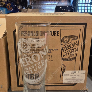 이탈리아맥주잔peroni 페로니잔1박스