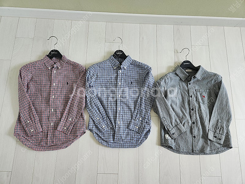 폴로키즈 7t 130셔츠 외 3벌일괄--0