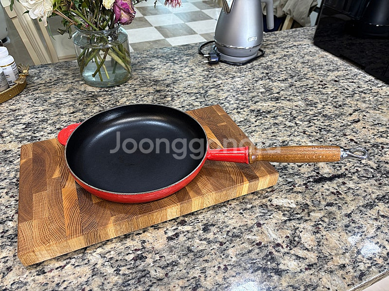 르크루제 시그니쳐 주물팬 24cm 모든열원 가능--0
