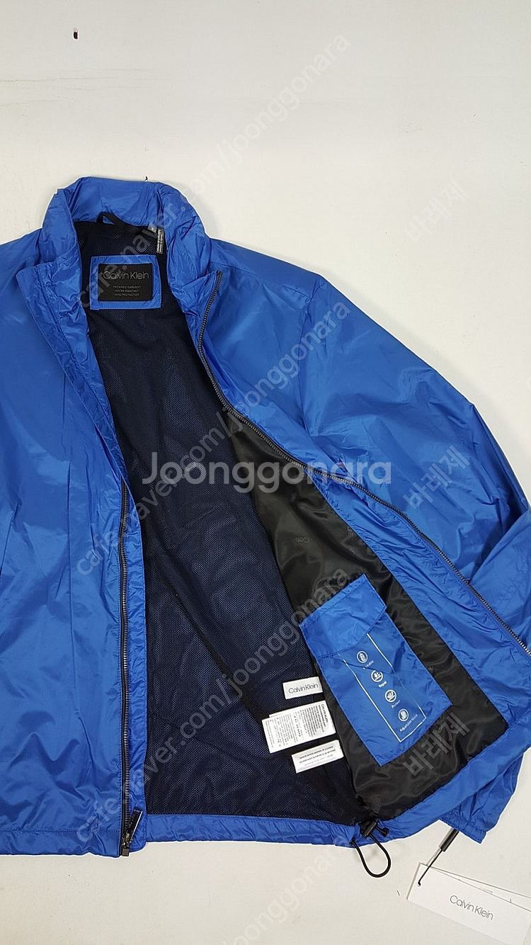캘빈클라인 파랑색 윈드브레이커 정품 캘빈클라인--6