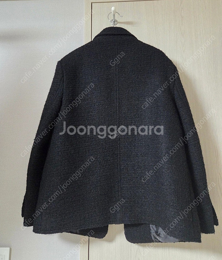 유라고 (urago) 울 트위드자켓 (블랙 / S)--4