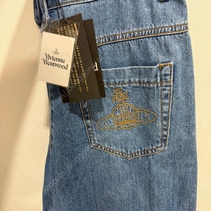 비비안웨스트우드 와이드 청바지 (새상품)