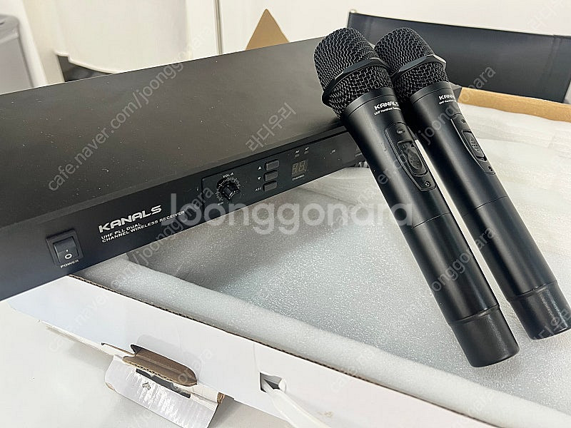 카날스 BK8200 2채널 무선마이크 2세트--0