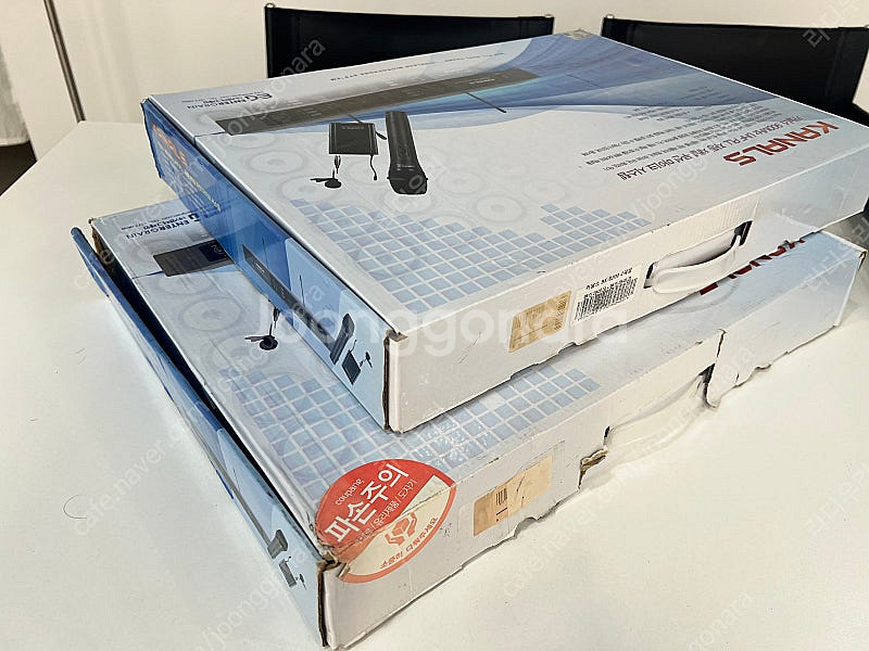 카날스 BK8200 2채널 무선마이크 2세트--2