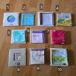 이니스프리 살레와 템플스테이 국내여행 손수건(새제품)