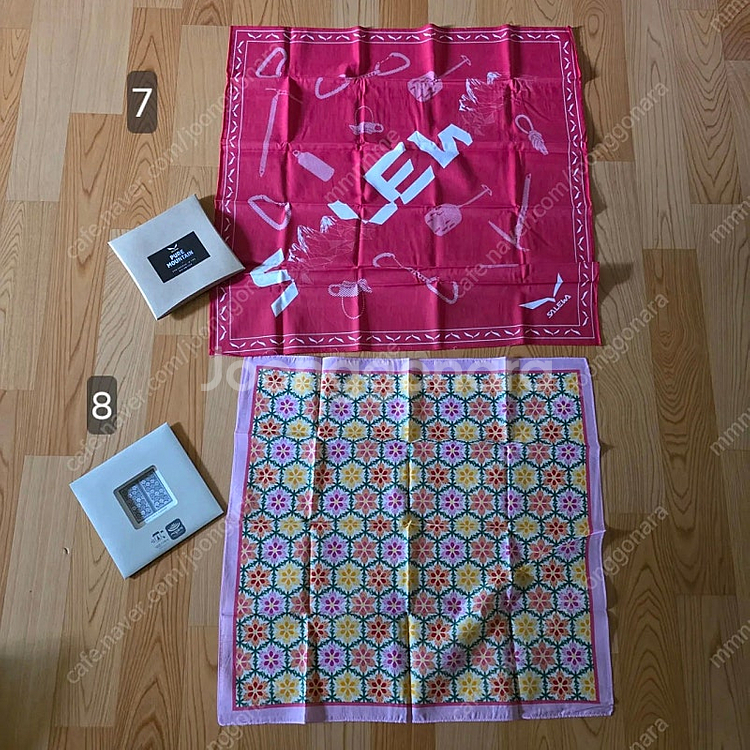 이니스프리 살레와 템플스테이 국내여행 손수건(새제품)--4