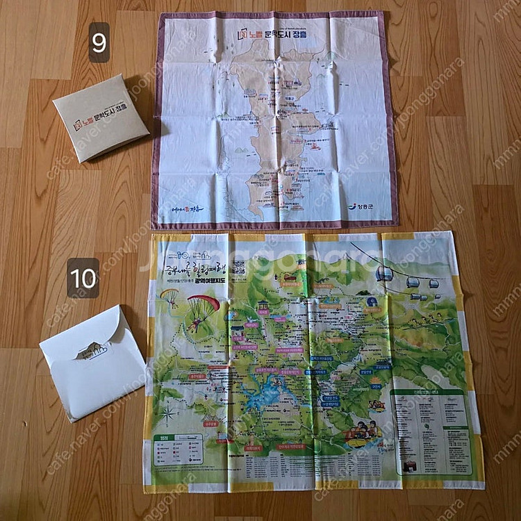 이니스프리 살레와 템플스테이 국내여행 손수건(새제품)--5