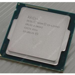 제온 E3 1231v3, 1230v2, 1245v2, 1230v1 등 시피유 - i7-4770, i7-4790, i7-2600, i7-3770 급