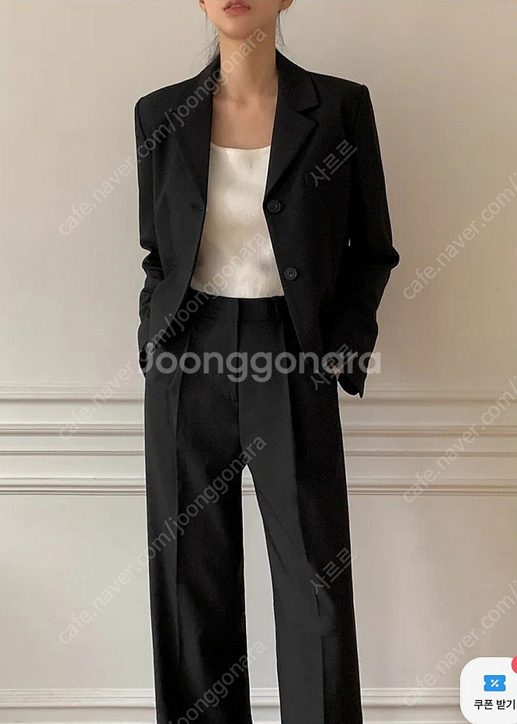베니토 데일리 모먼트 크롭 자켓 S--1
