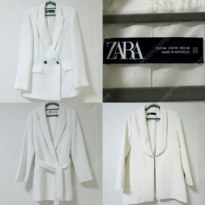 ZARA 화이트 흰색 자켓 M 3종