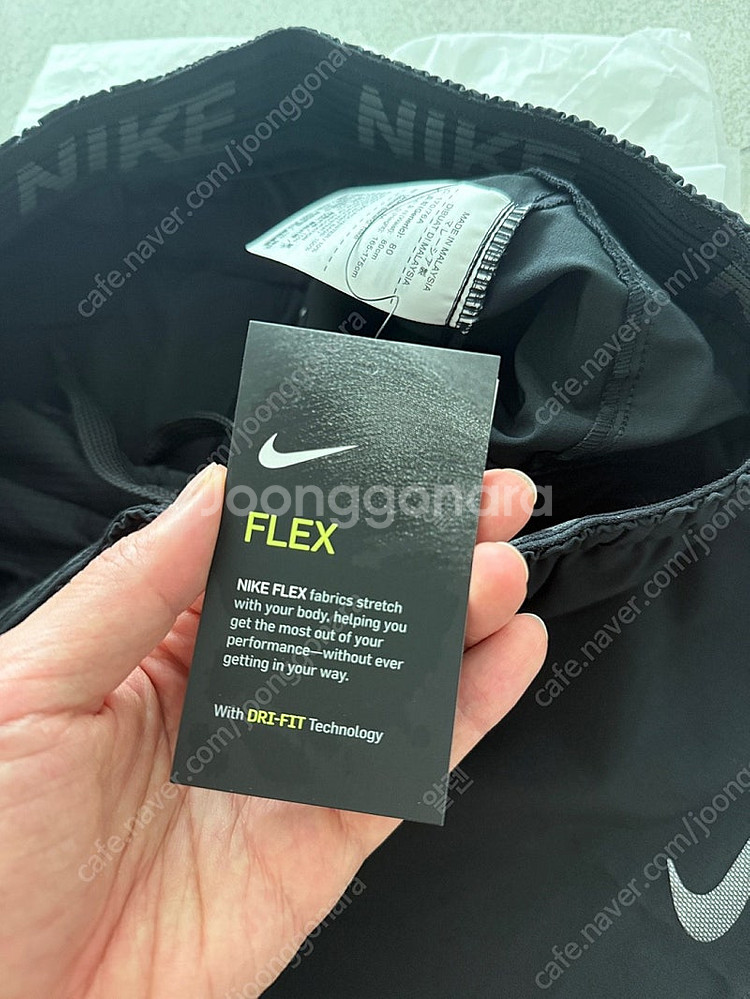 나이키 플렉스쇼츠 벤트 (테니스라인) 블랙반바지 M (보통 허리 30~32)--3