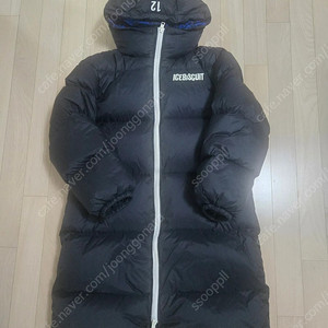 아이스비스킷 롱 패딩 블랙 155
