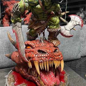 ATF 팬아트 스카 헐크 스테츄팝니다