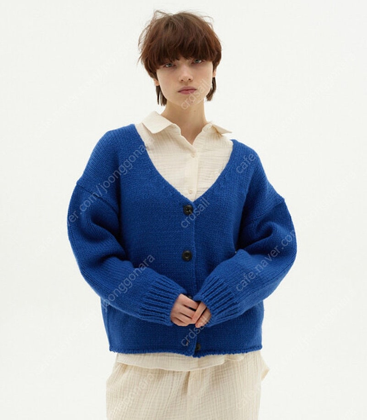 Venument 베뉴먼트 울 가디건 (블루) 이미지