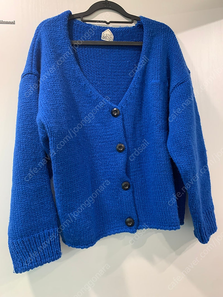 Venument 베뉴먼트 울 가디건 (블루) 이미지