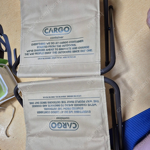 카고컨테이너 bbq체어2개