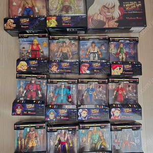 JADA 스트리트파이터2 6인치 액션피규어 전종 미개봉 새제품 초특가 판매