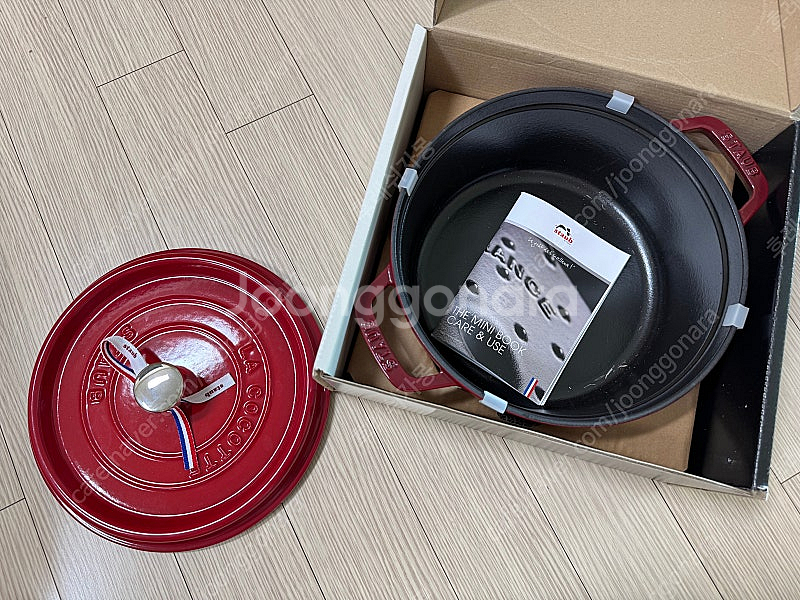(새상품) 스타우브 꼬꼬떼 24cm 레드--3