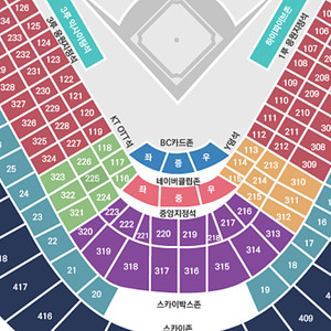 [ 9월21 일요일 삼성 vs KT 수원 중앙지정석 319구역 통로 4-8연석 ] 9/21 일 삼성 vs KT 수원 중앙지정석 319구역 통로4-8연석. 응원지정석 원정응원석 내야