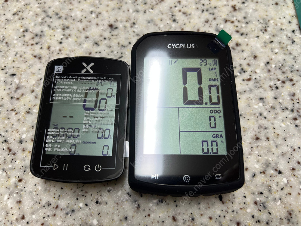 GPS 자전거 대화면 속도계 C타입 충전식 거치대 서비스--2