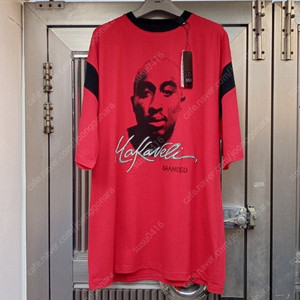 빅사이즈 마카벨리 투팍 반팔티셔츠 새상품5장 일괄판매 5만원