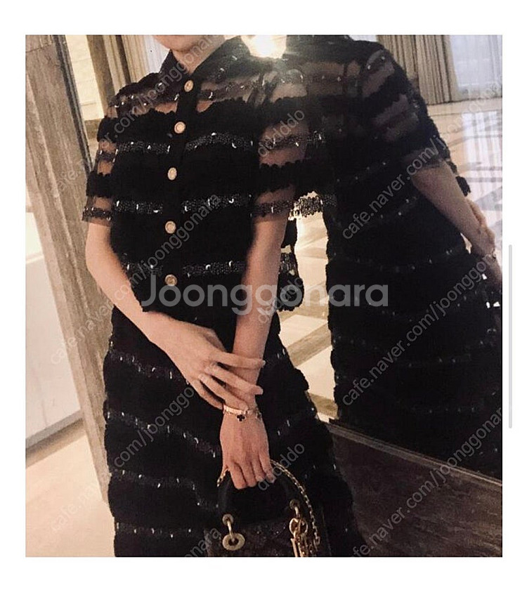 (1회 착용) 블랑쇼 Horizontal 레이스 탑 M사이즈--2