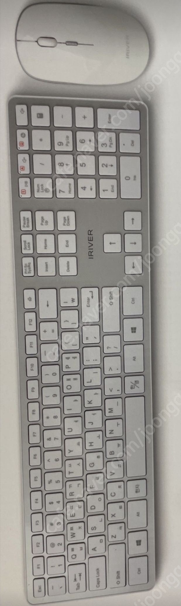아이리버 EQWEAR-X30 무선 키보드 마우스 세트, 교환받은 신품 이미지