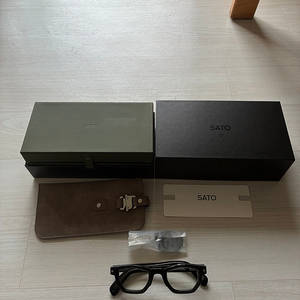 사토아이웨어(sato eyewear) la superba 블랙 미시착