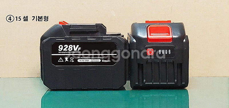 마끼다 호환 958VF 358VF 배터리 18V 10/15 셀 2개 케이스 등 키트 판매--3